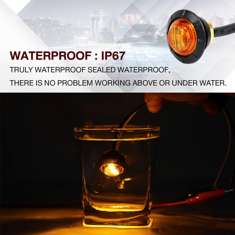 LED Mini Round  Indicator Lights