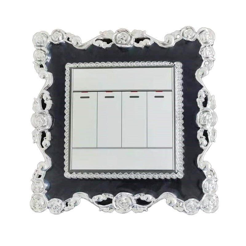 Flower Design Decorative Switch Cover