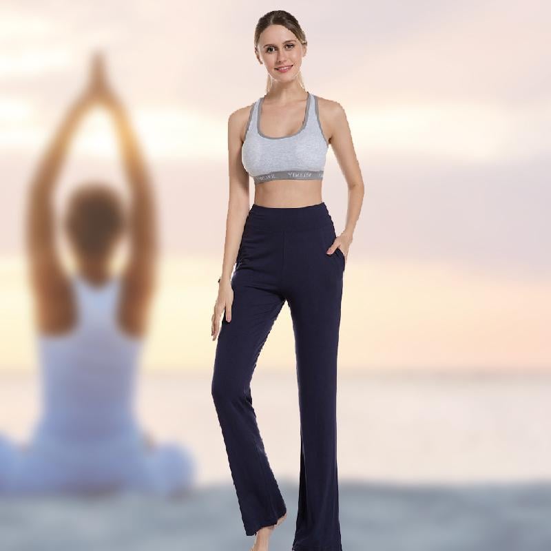 Damen hoher Taille und ausgestelltem Bein Yogahose