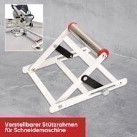 👷Verstellbarer Stützrahmen für Schneidemaschinen