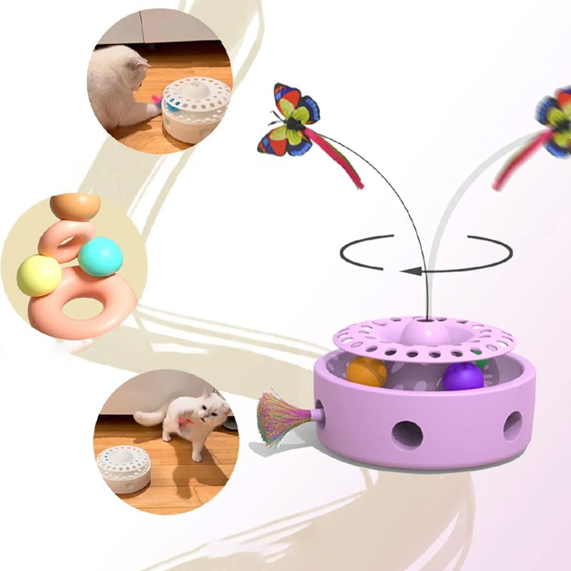3-in-1 Automatic Interactive Cat Toy