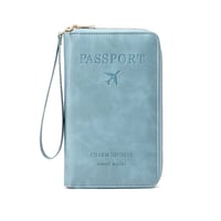 RFID Blocking Long Passport Wallet