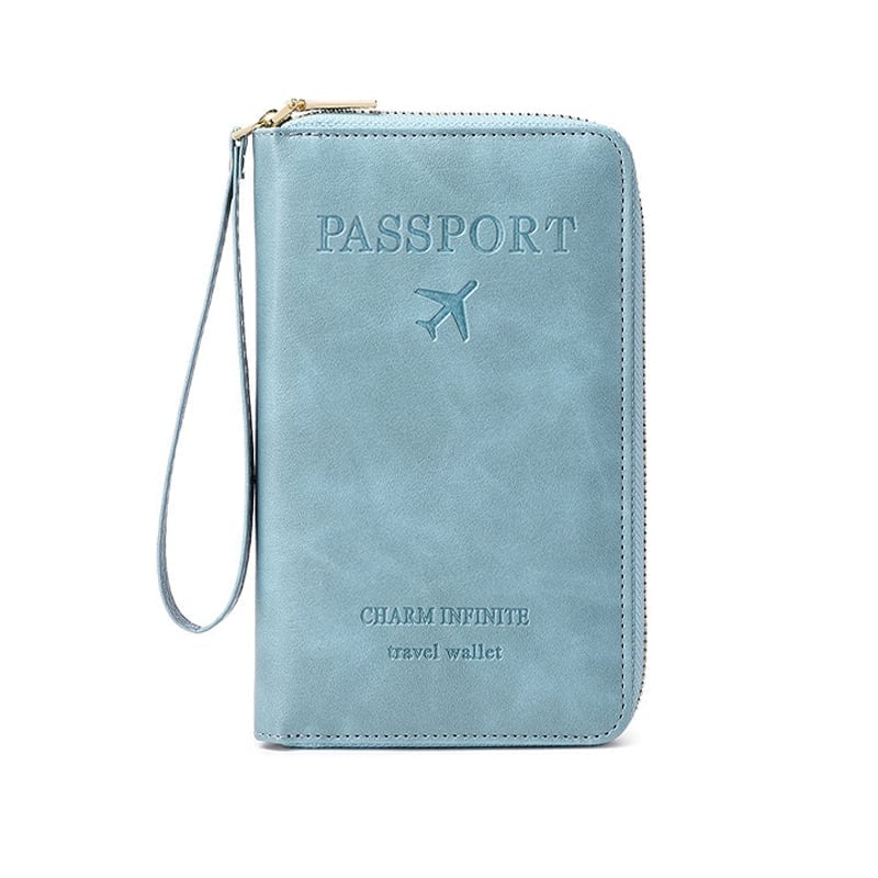 RFID Blocking Long Passport Wallet