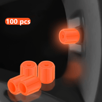 Universal Fluorescent Tire Valve Caps (4 PCS/Set)