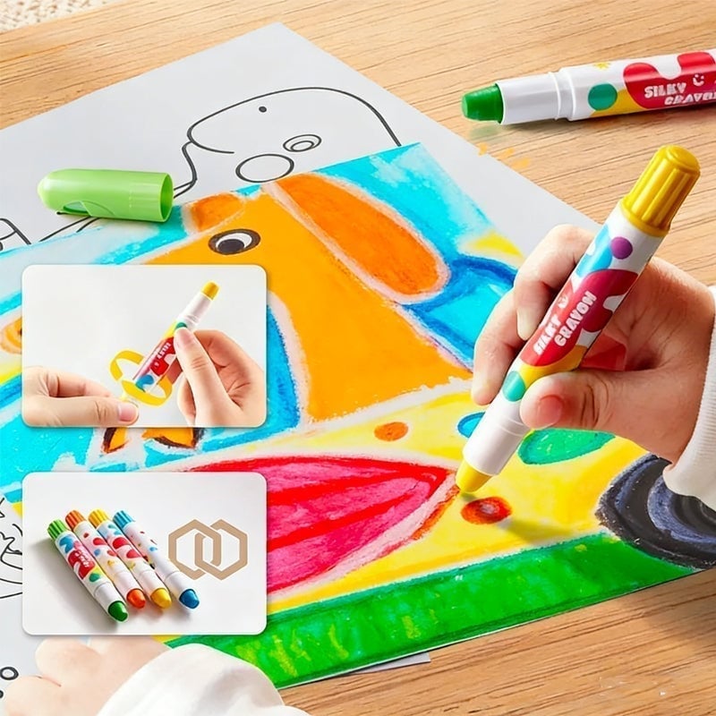 Water-soluble oil pastels