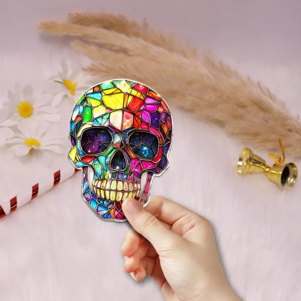 Skull Acrylic Pendant