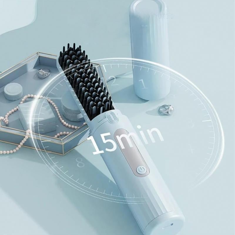 Wireless Charging Portable Hair Straightening Comb