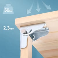 90 grader selvlåsende foldehengsel