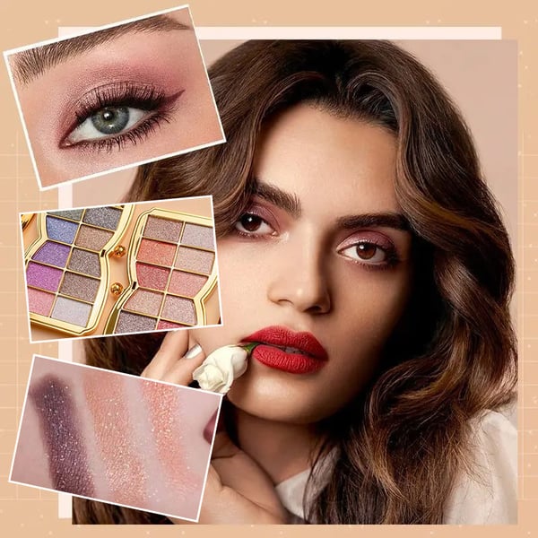10 Colors Sparkle Shimmer Eyeshadow Palette