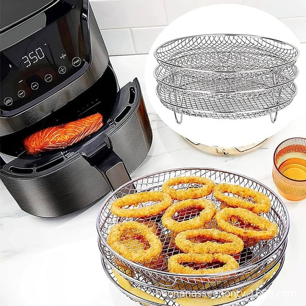 3-Layer Stackable Air Fryer Rack