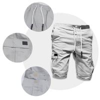 Herr shorts med fickor