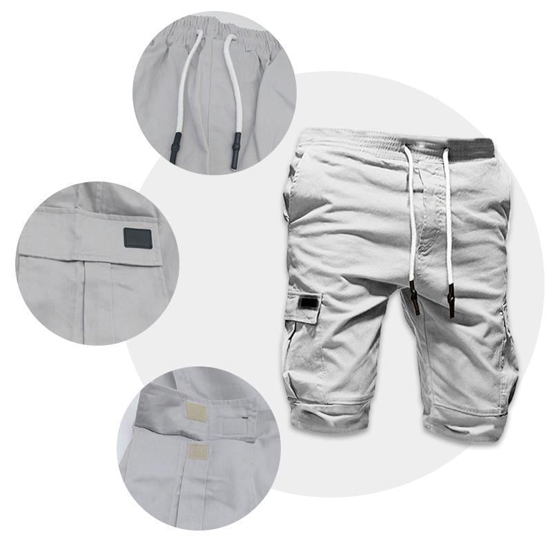 Herr shorts med fickor