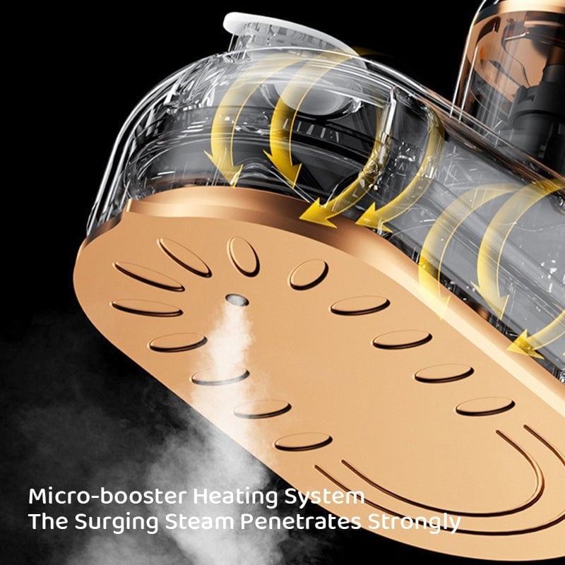 Portable Garment Steamer, Dual-Use Flat & Hanging Ironing Machine