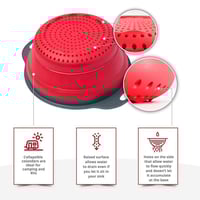 Round Foldable Drain Basket