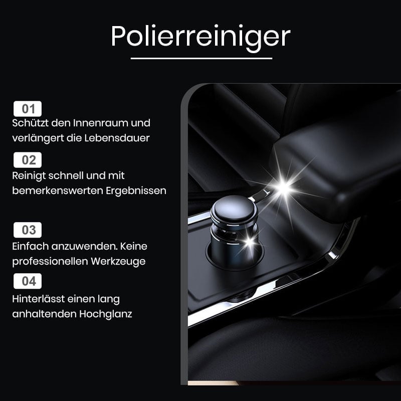 Reinigungs- und Poliermittel zur Autoinnenrenovierung