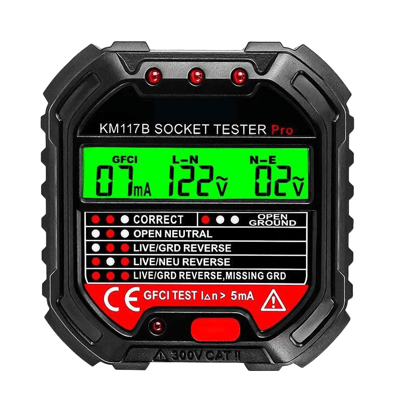 Receptacle Detector with LCD Display