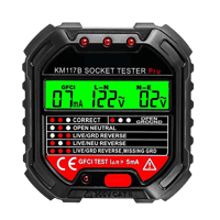 Receptacle Detector with LCD Display