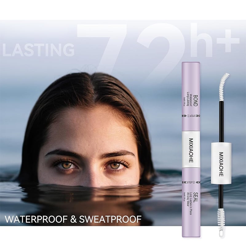 Dual-Ended Eyelash Glue – Waterproof & Clear
