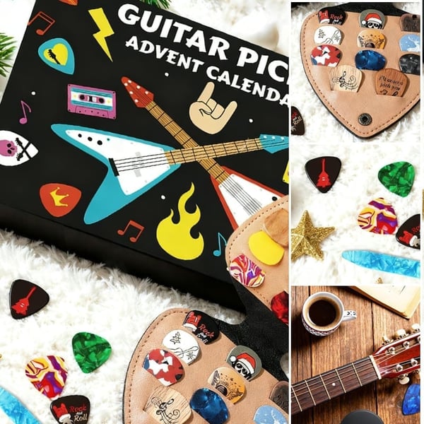 Christmas Guitar Pick Advent Calendar
