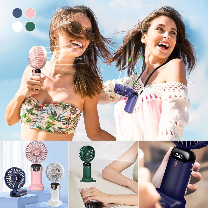 Mini Turbo Handventilator met Display