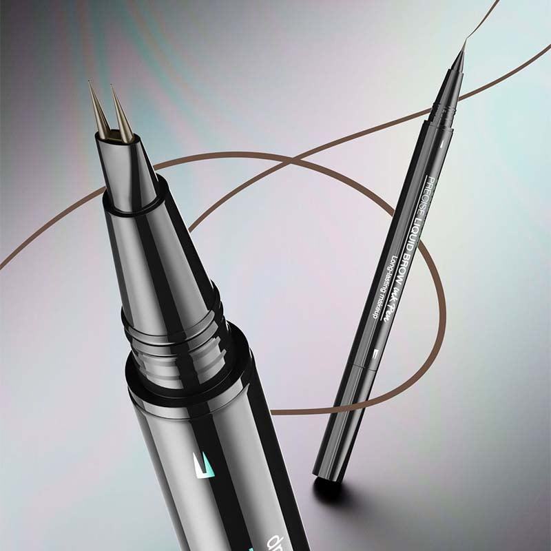 Stylo à sourcils 2 en 1 à double extrémité
