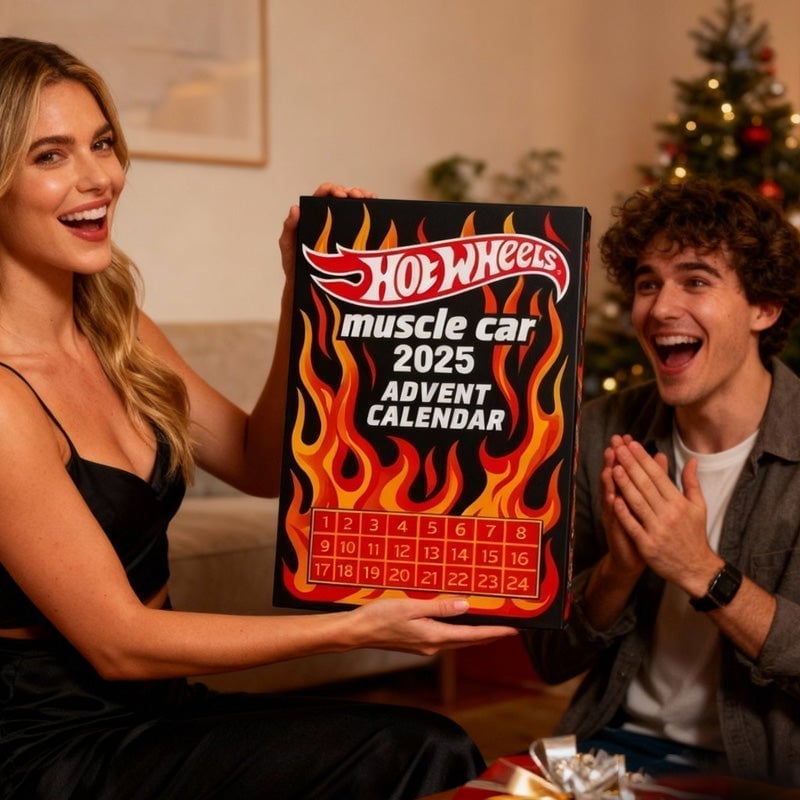 NASA Christmas Tree Decorations Hot Wheels Muscle Car Blind Box