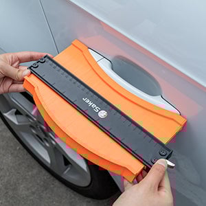 Saker 12/25CM Konturenlehre Profillehre - Vervielfältigungslehre mit Schloss