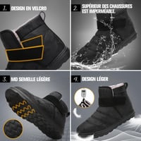 Bottes de Neige Camouflage avec Velcro