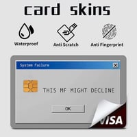 Fun Credit Card Stickers