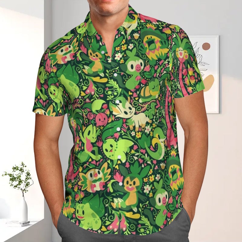 Hemd mit Hawaii-Print