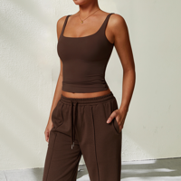 Casual Comfy Breathable Sleeveless Sports Top for Yoga