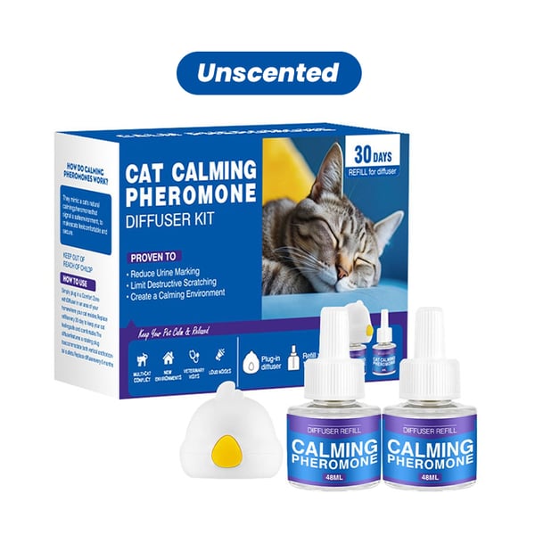 Pet Calming Pheromone Diffuser Set (Cat & Dog Versions)