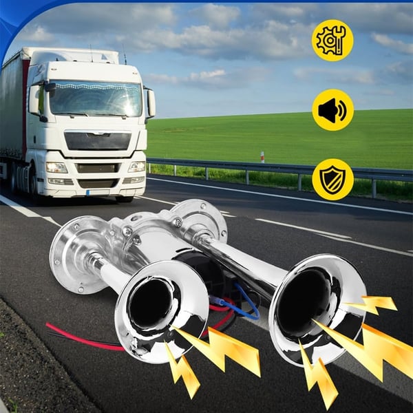 600DB Dual-Tone Metal Car Horn