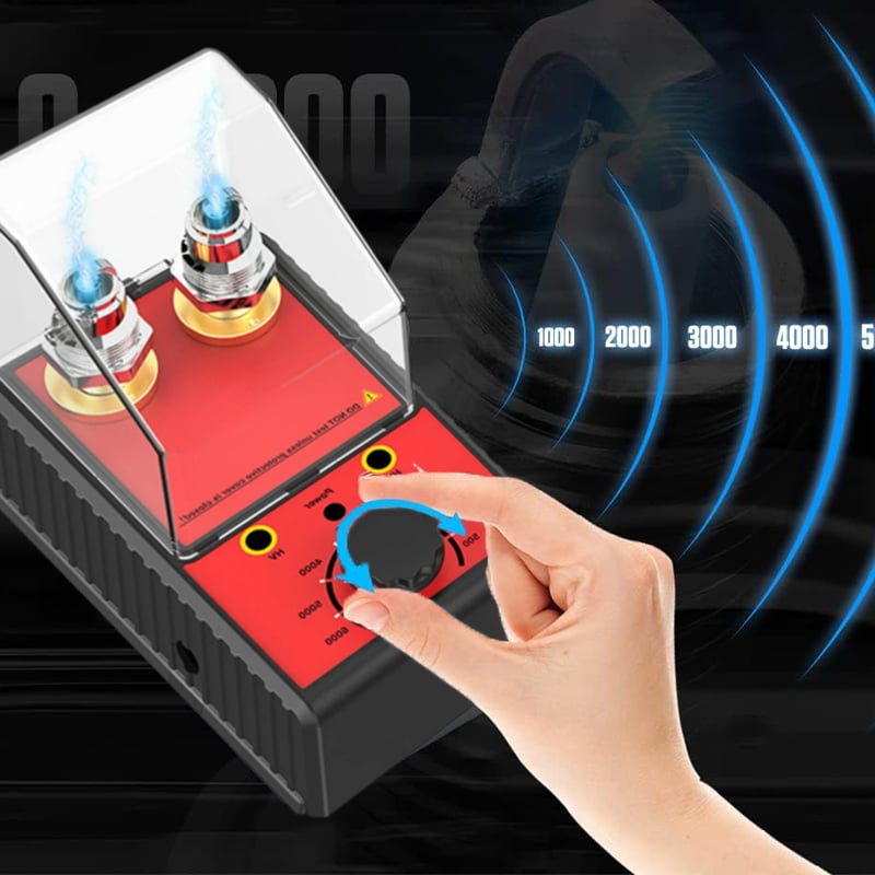 Dual Spark Plug Tester with Two 12mm Spark Plug Sockets