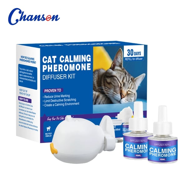 Pet Calming Pheromone Diffuser Set (Cat & Dog Versions)