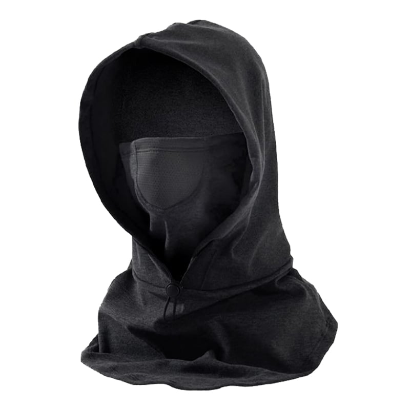 Hooded Face Mask with Neck Warmer for Cycling