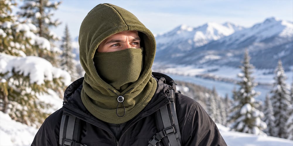 3-in-1 Fleece Double Layer Integrated Winter Hat