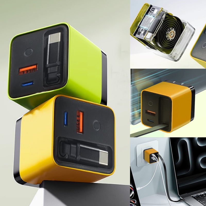 80W Retractable PD Fast Charger