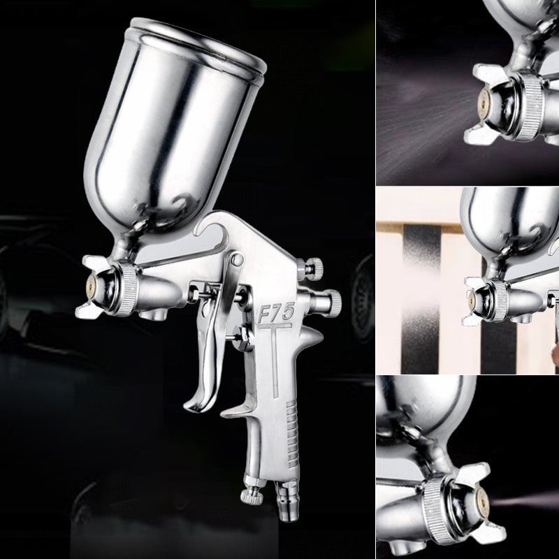 Pneumatisk spraypistol med topbeholder