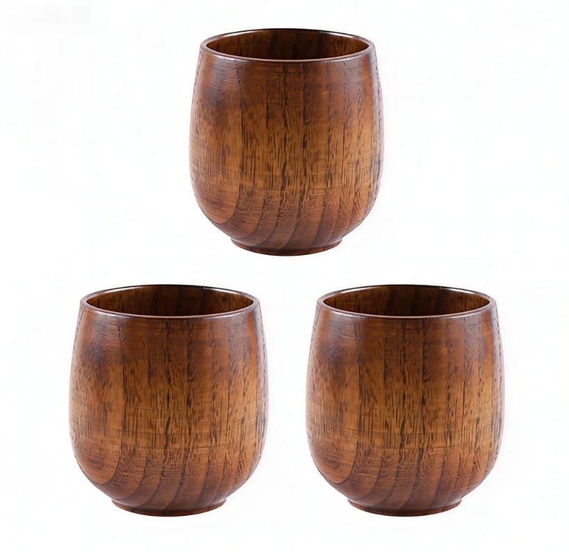 Charred Jujube Wood Cups