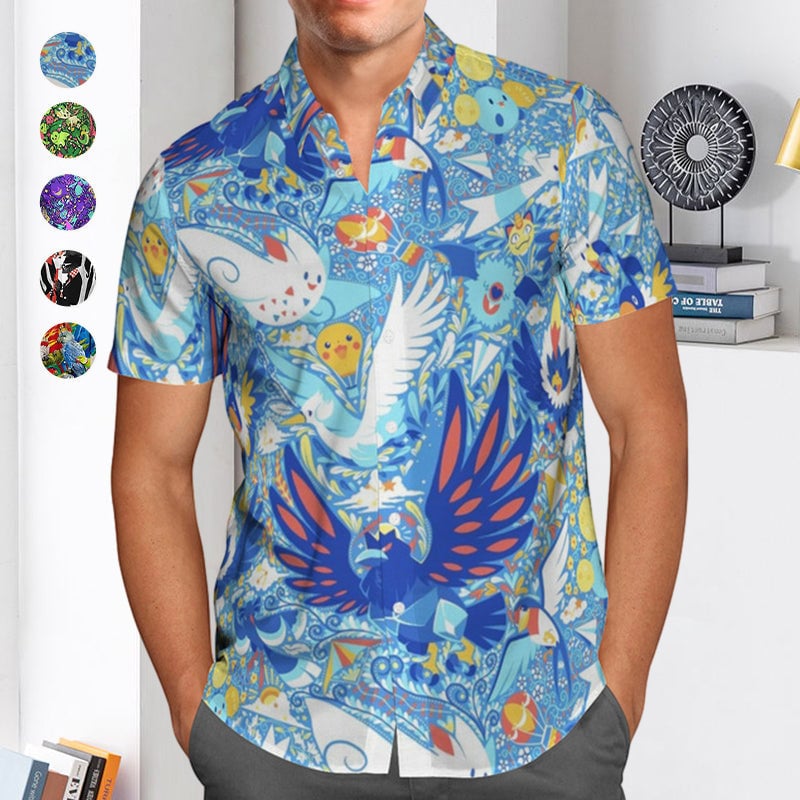 Hemd mit Hawaii-Print