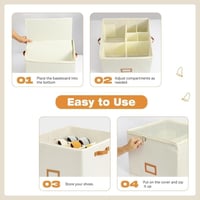 16-Grid Foldable Cloth Shoe Box