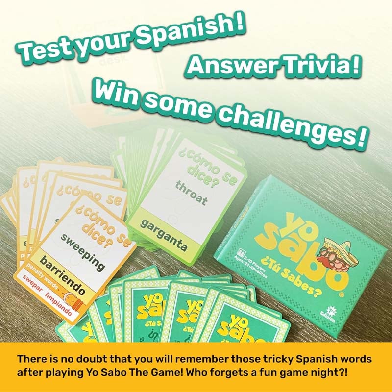 Family Friendly Bilingual Card Game