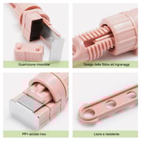 Appendiabiti pieghevole da parete