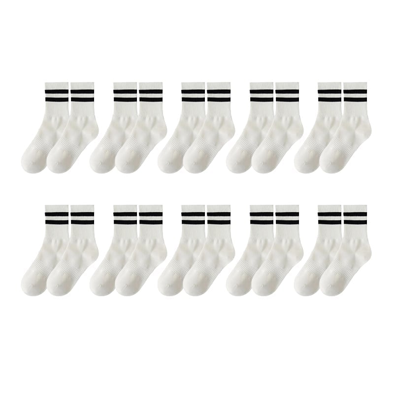 Gestreifte Retro-Socken