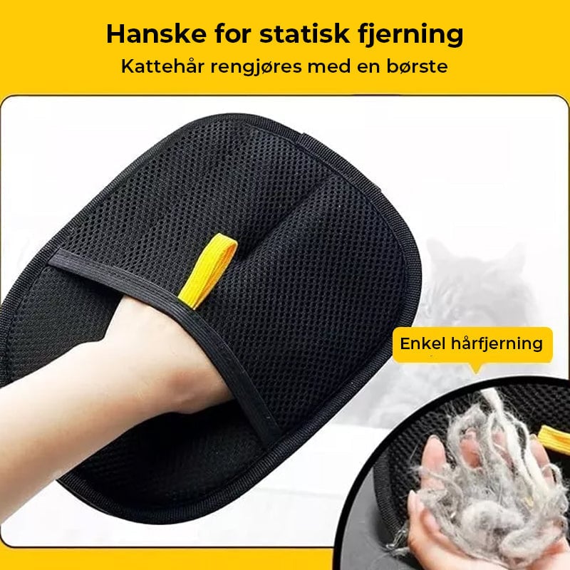 Hårfjerningshanske for kjæledyr