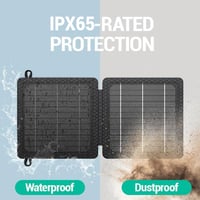 Sakerplus 10W Fast Charging Portable Solar Charger