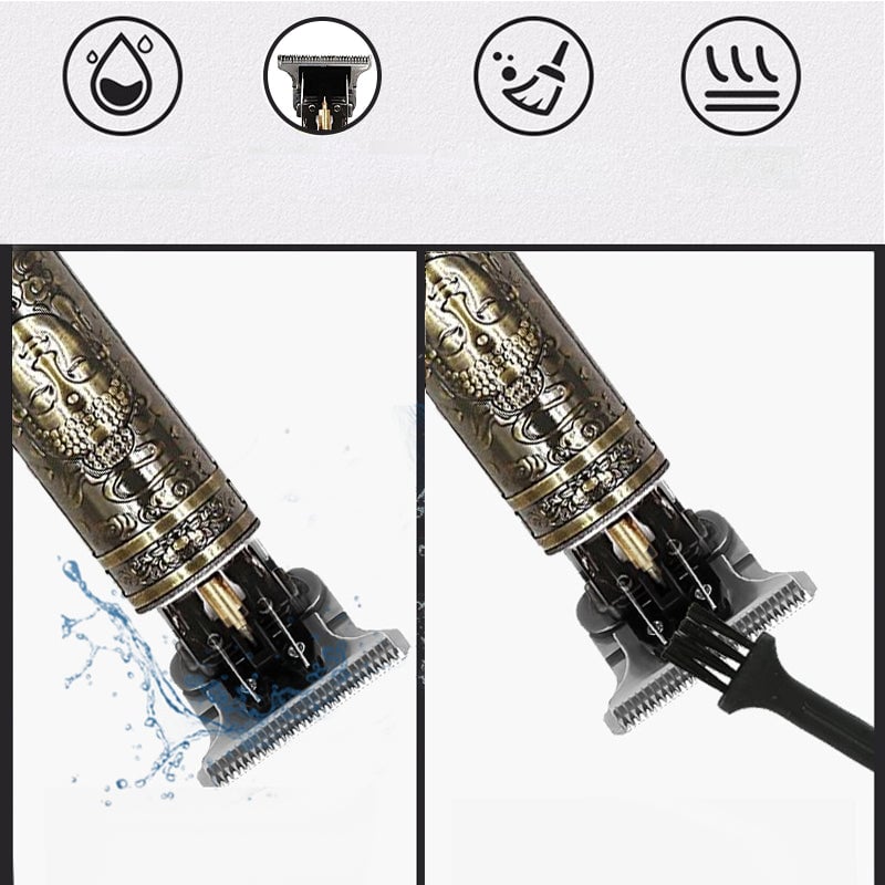 Knurled Handle Electric Hair Clipper