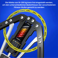 Verstellbarer hydraulischer Armstärketrainer (mit LED-Zähler)