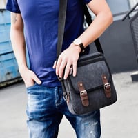Sac à bandoulière en toile pour homme